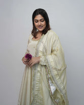 Tissue silk premium anarkali